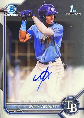 2022 Bowman Chrome #CPA-WVZ Prospect Auto (1st)