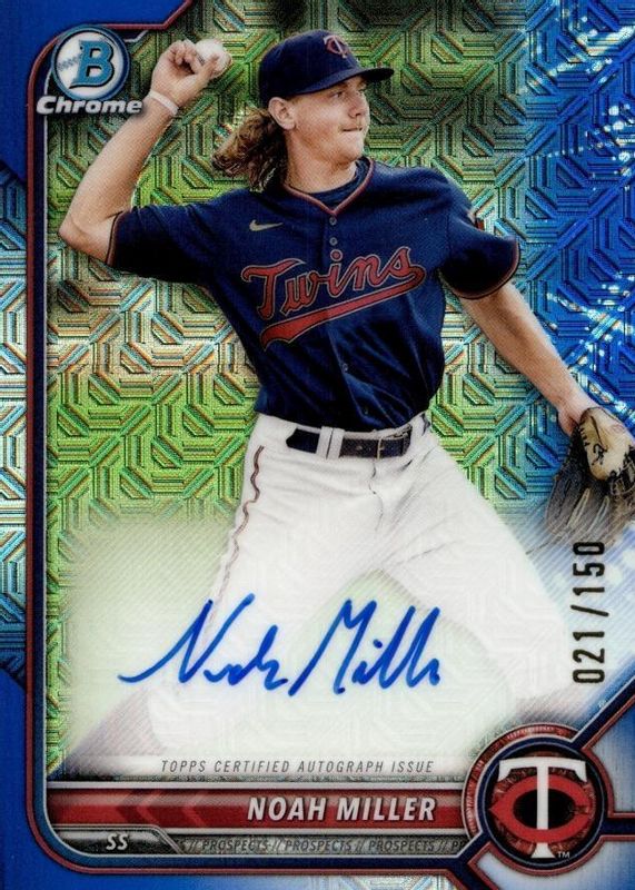 2022 Bowman Chrome #CPA-NM Prospect Auto - Choice Refractor /150