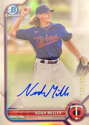 2022 Bowman Chrome #CPA-NM Prospect Auto - Refractor /499