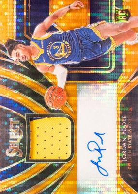 2019 Select #RJA-JPL Rookie Jersey Autographs - Neon Orange Pulsar /8