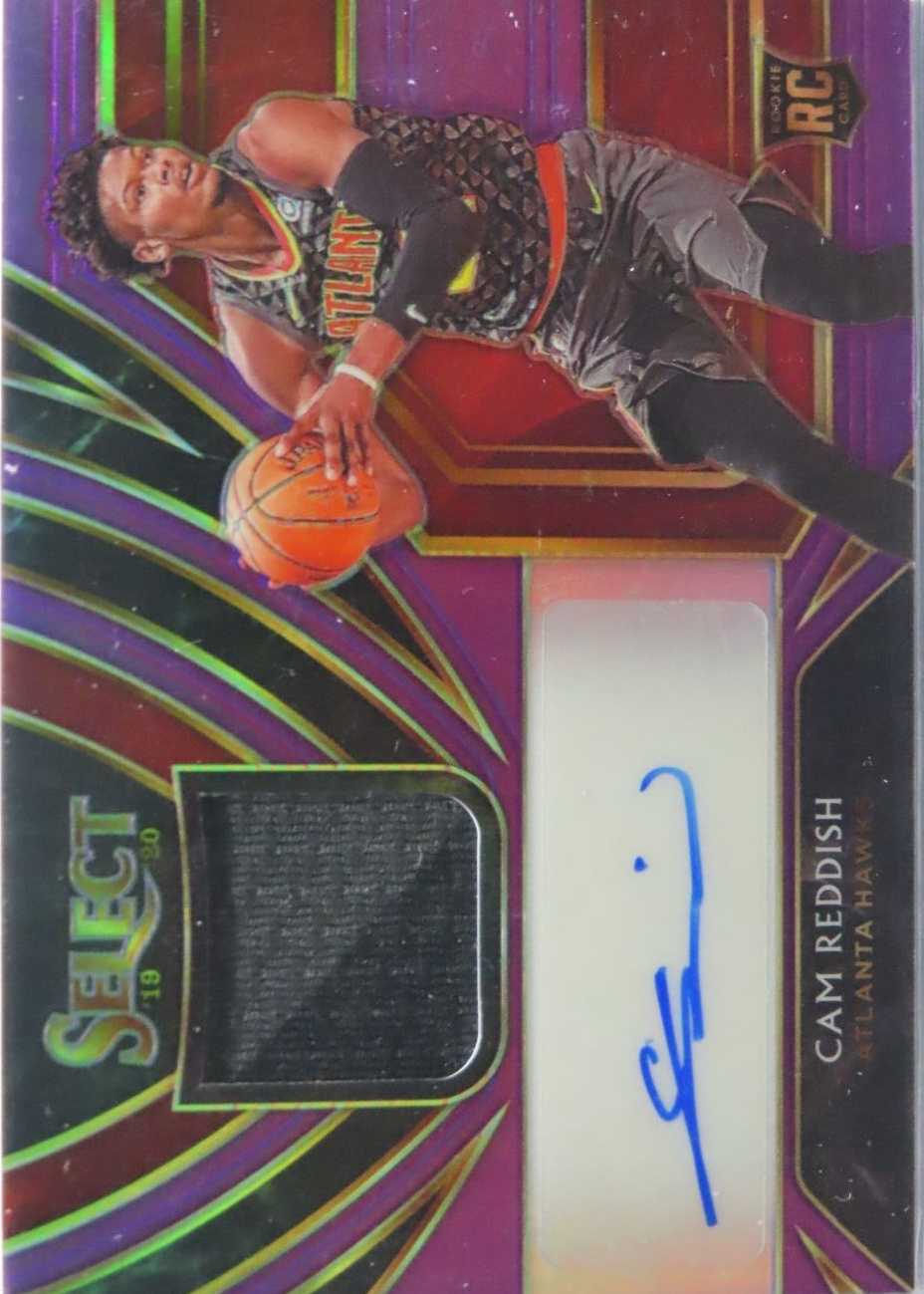 Cam Reddish 2019 Select #RJA-CRD Rookie Jersey Autographs