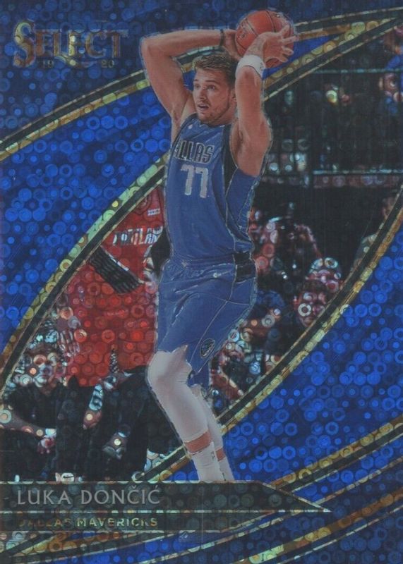 Luka Doncic 2019 Select #281 Courtside Blue Disco /25 BGS 9