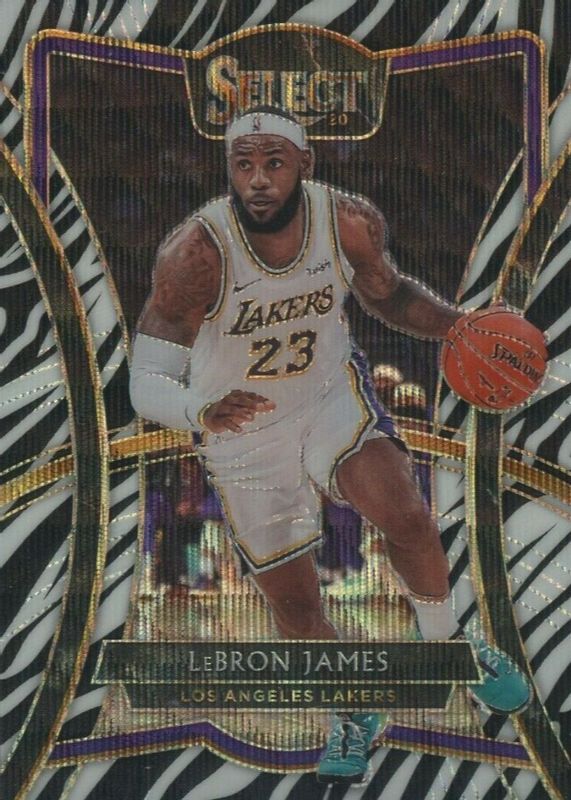 LeBron James 2019 Select #173 Premier Level Zebra /(SSP) SGC 10