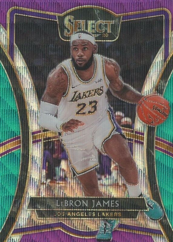 LeBron James 2019 Select #173 Premier Level Tri-Color PSA 9