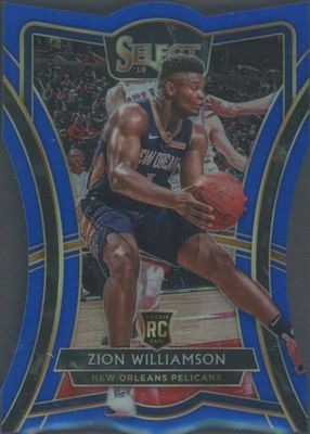 2019 Select #199 Premier Level Blue Die-Cut /249