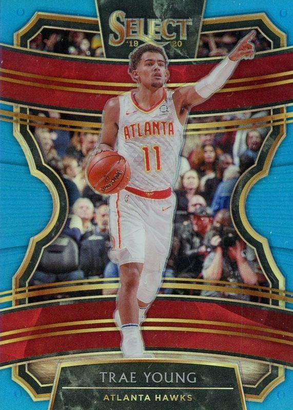 Trae Young 2019 Select #33 Concourse Light Blue /299 PSA 10