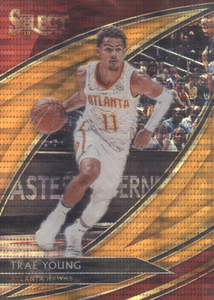 Trae Young 2019 Select #237 Courtside FOTL Neon Orange Pulsar /13