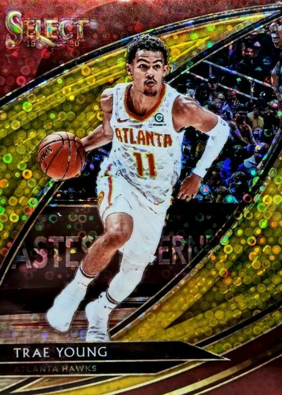 Trae Young 2019 Select #237 Courtside Gold Disco /10 RAW