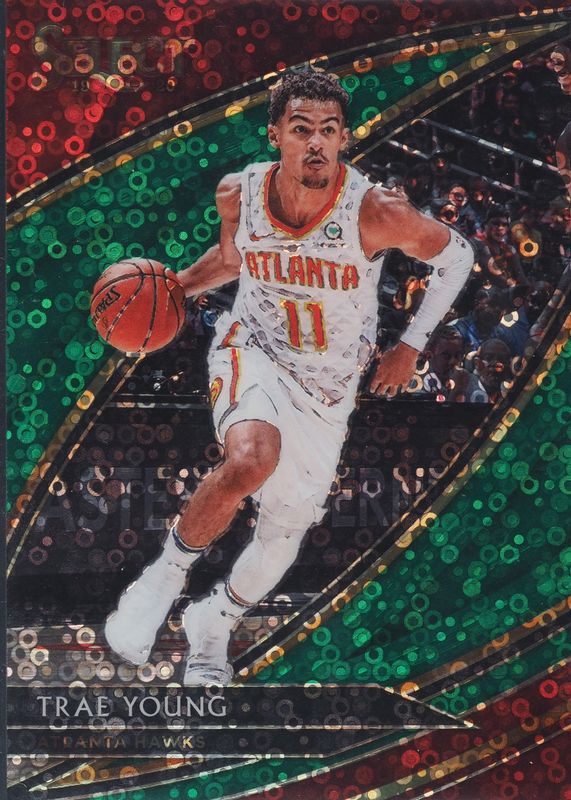 Trae Young 2019 Select #237 Courtside Green Disco /5 BGS 9