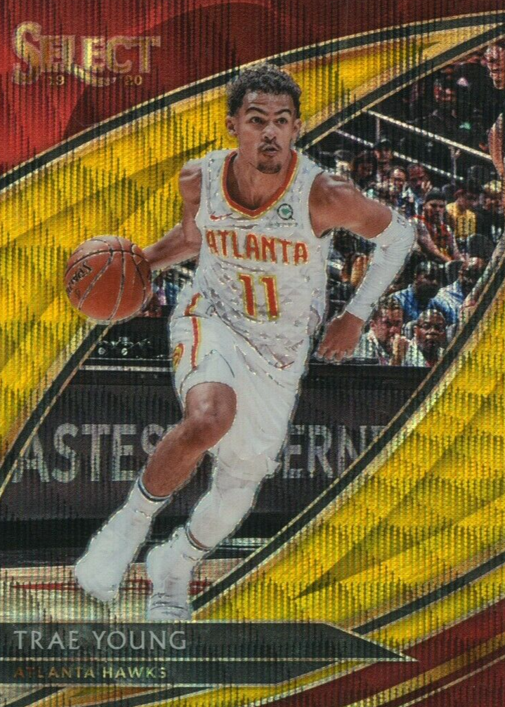 Trae Young 2019 Select #237 Courtside Tmall Gold Wave Price Guide