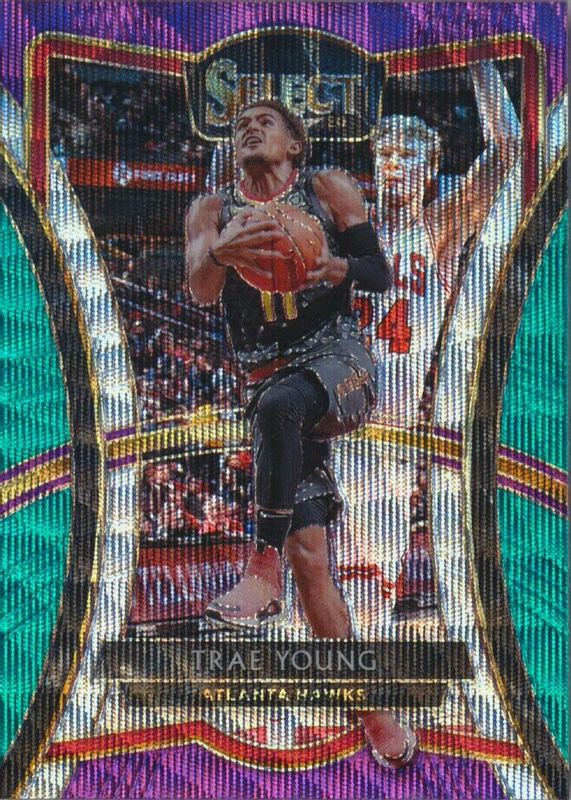 Trae Young 2019 Select #149 Premier Level Tri-Color SGC 10