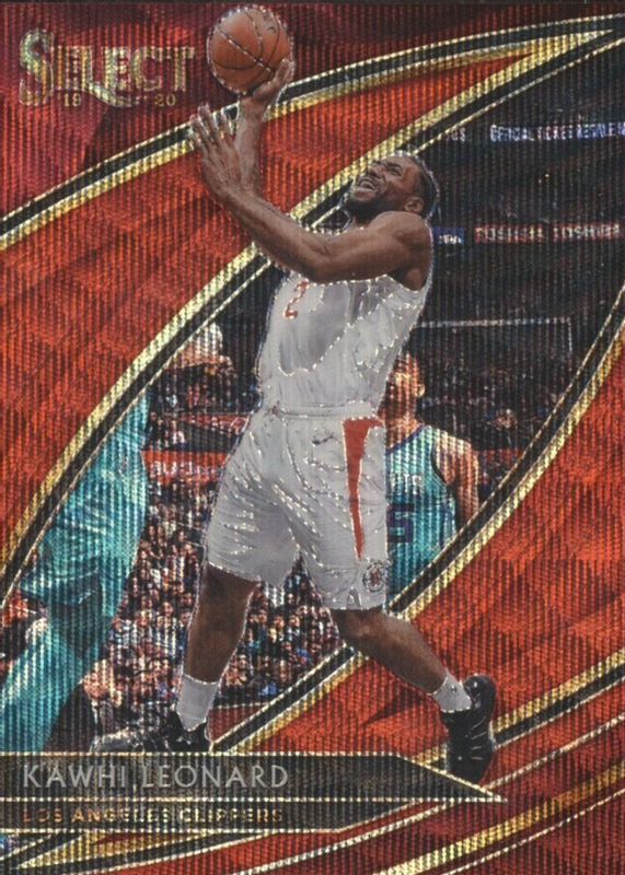 Kawhi Leonard 2019 Select #269 Courtside Tmall Red Wave RAW