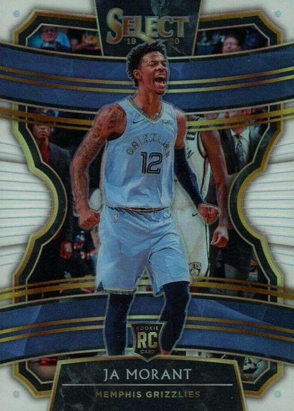 Ja Morant 2019 Select #72 Concourse White /149 Rookie PSA 8