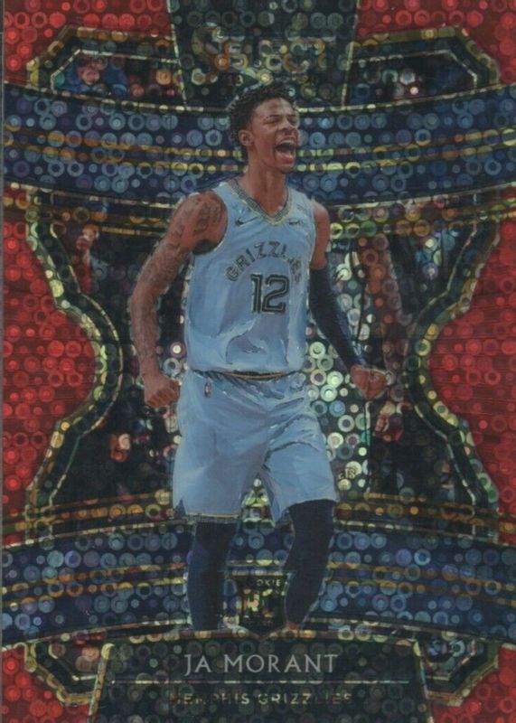 Ja Morant 2019 Select #72 Concourse Red Disco /49 Rookie BGS 10 PRISTINE