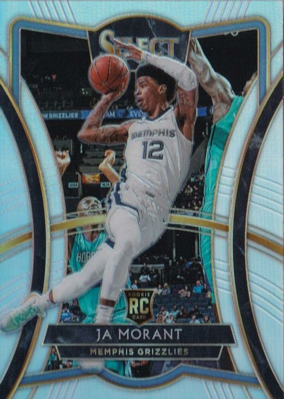 Ja Morant 2019 Select #120 Premier Level Silver Rookie PSA 10