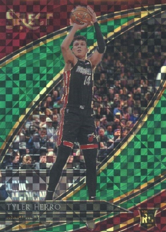 Tyler Herro 2019 Select #267 Courtside Green /5 Rookie PSA 10