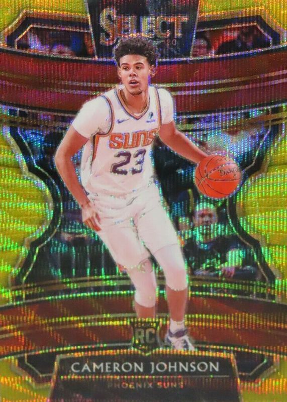 Cameron Johnson 2019 Select #8 Concourse Tmall Gold Wave Rookie BGS 9