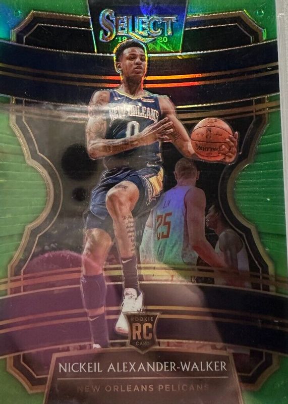 Nickeil Alexander-Walker 2019 Select #49 Concourse Neon Green /75 Rookie PSA 10