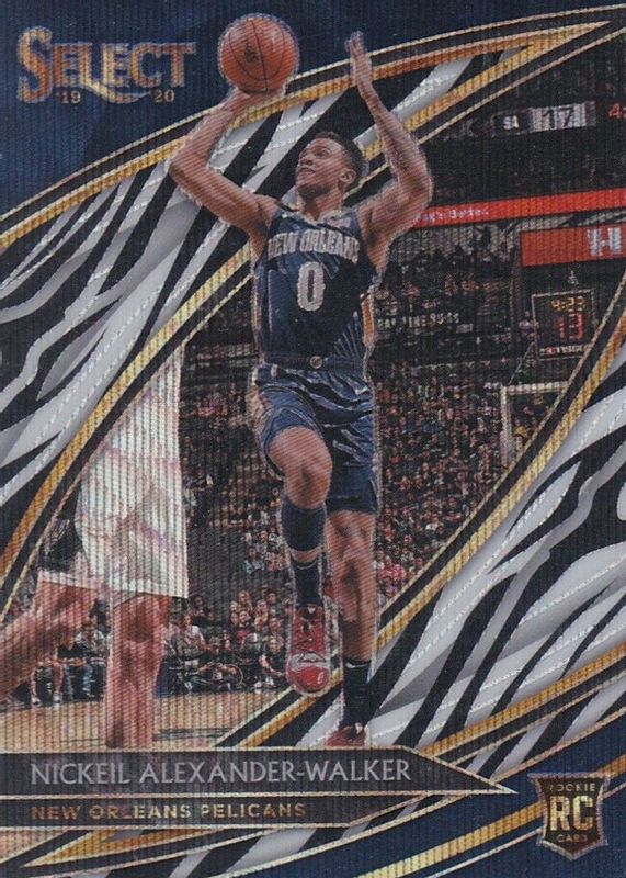 Nickeil Alexander-Walker 2019 Select #263 Courtside Zebra /(SSP) Rookie SGC 9.5