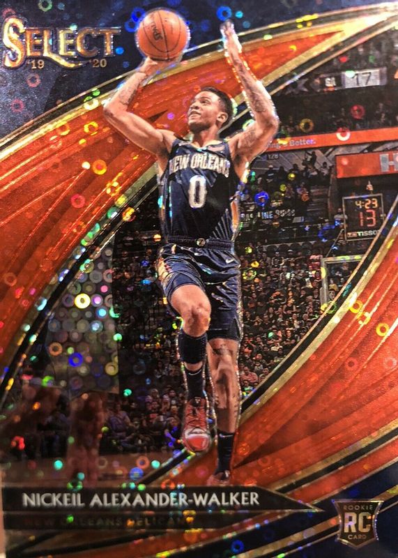 Nickeil Alexander-Walker 2019 Select #263 Courtside Red Disco /49 Rookie SGC 10