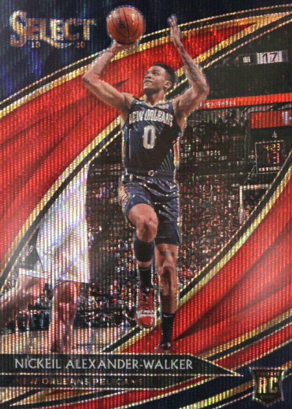 Nickeil Alexander-Walker 2019 Select #263 Courtside Tmall Red Wave Rookie RAW