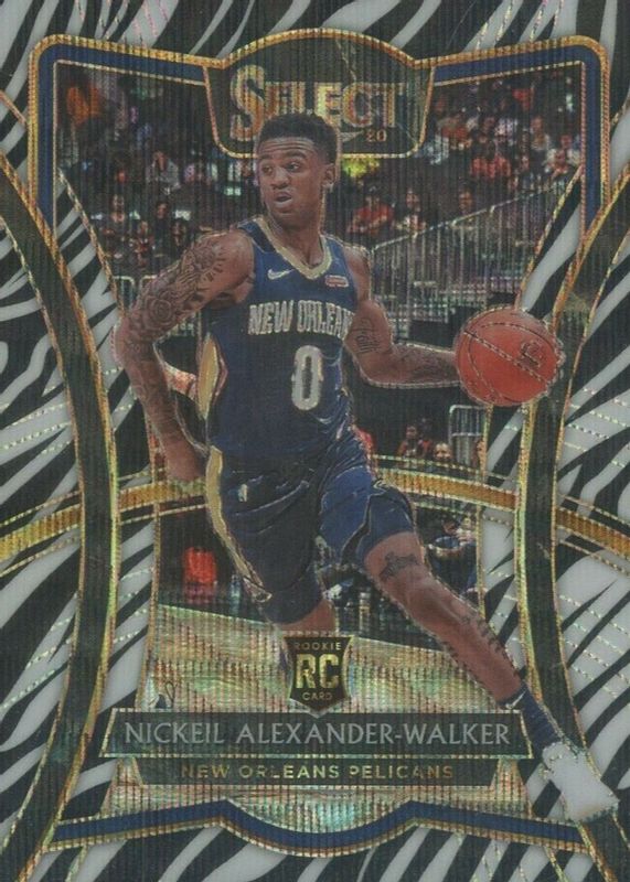 Nickeil Alexander-Walker 2019 Select #195 Premier Level Zebra /(SSP) Rookie PSA 10