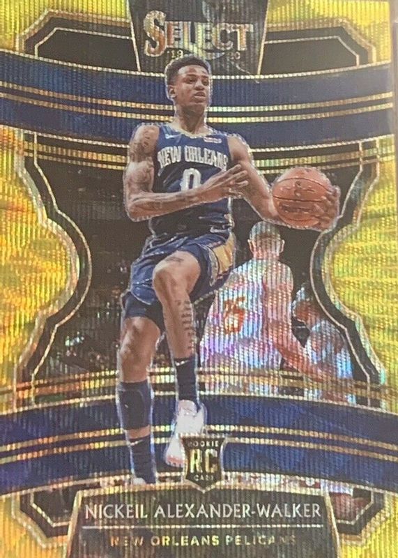 Nickeil Alexander-Walker 2019 Select #49 Concourse Tmall Gold Wave Rookie PSA 10