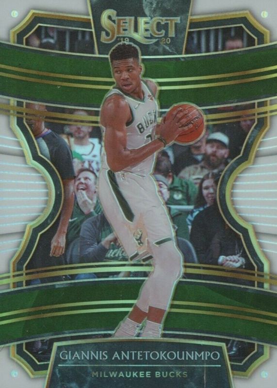 Giannis Antetokounmpo 2019 Select #22 Concourse White /149 PSA 10