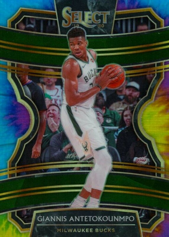 Giannis Antetokounmpo 2019 Select #22 Concourse Tie-Dye /25 PSA 10