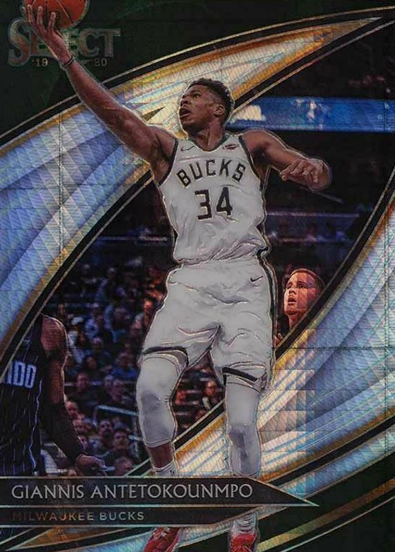 Giannis Antetokounmpo 2019 Select #246 Courtside Tmall Lucky Envelopes /8 BGS 9.5