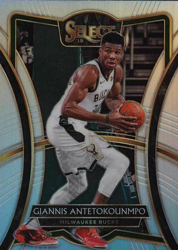 Giannis Antetokounmpo 2019 Select #148 Premier Level Silver PSA 9