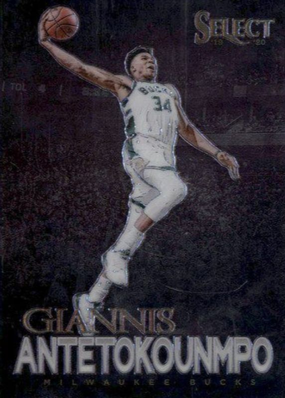 Giannis Antetokounmpo 2019 Select #AS-GAN Artistic Selections /(SSP) PSA 10