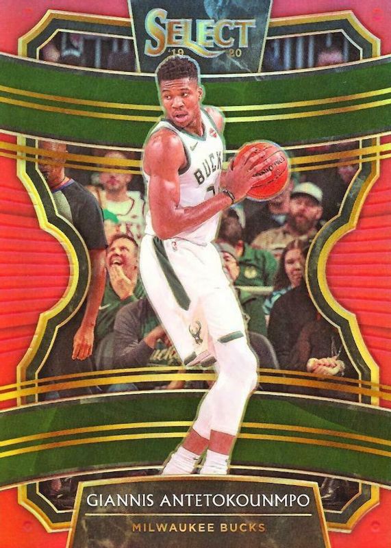 Giannis Antetokounmpo 2019 Select #22 Concourse Tmall Red Wave RAW