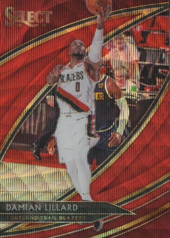 Damian Lillard 2019 Select #272 Courtside Tmall Red Wave PSA 10