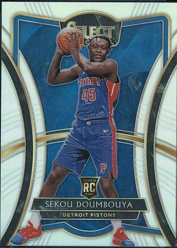 Sekou Doumbouya 2019 Select #109 Premier Level Silver Rookie PSA 10