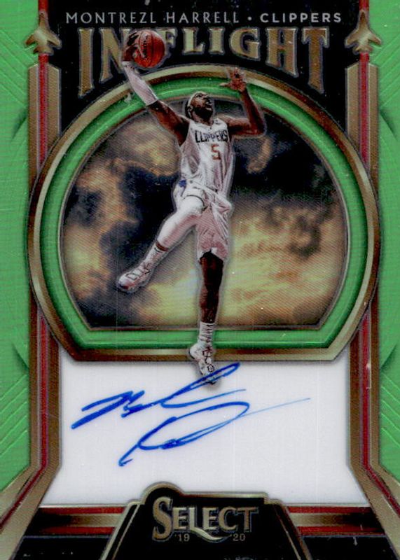 2019 Select #IF-MTH In Flight Signatures - Neon Green (/99)