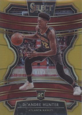 De'Andre Hunter 2019 Mosaic #266 NBA Debut - Reactive Blue
