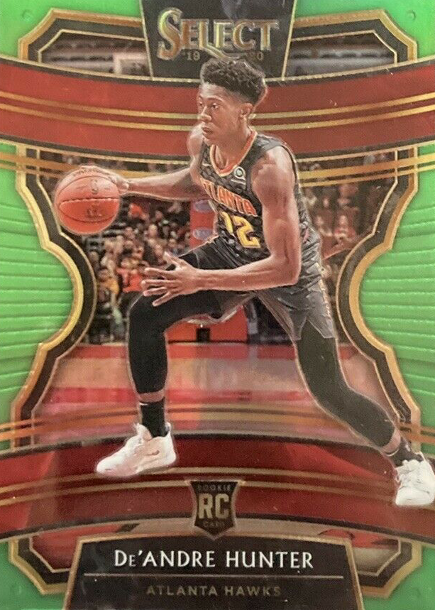 De'Andre Hunter 2019 Select #40 Concourse Neon Green /75