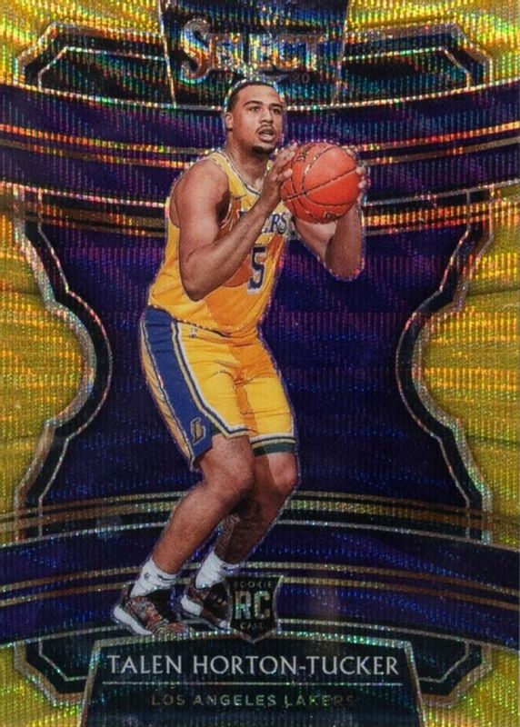 Talen Horton-Tucker 2019 Select #13 Concourse Tmall Gold Wave Rookie PSA 10