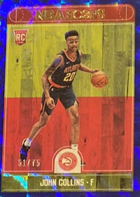 2017 Hoops #269 Blue Checkerboard /75