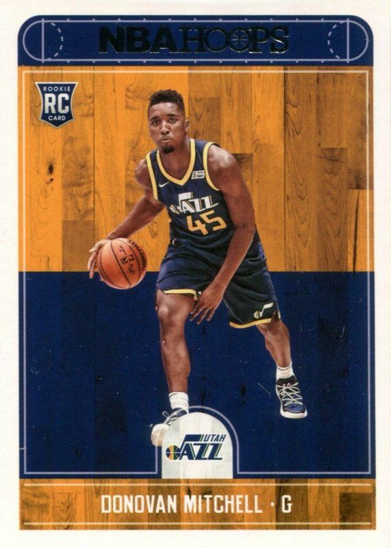 Donovan Mitchell 2017 Hoops #263 Base Rookie PSA 10