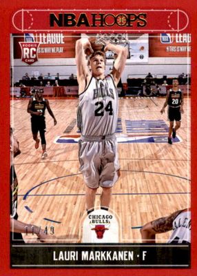 2017 Hoops #257 Red /49