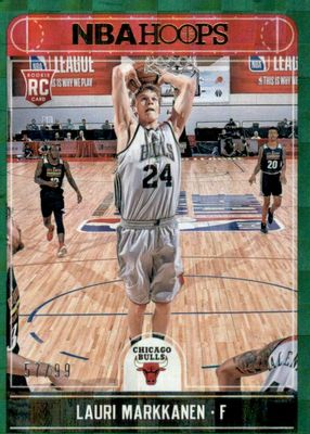 2017 Hoops #257 Green /99