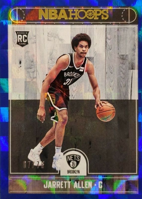 Jarrett Allen 2017 Hoops #272 Blue Checkerboard /75 Rookie PSA 10