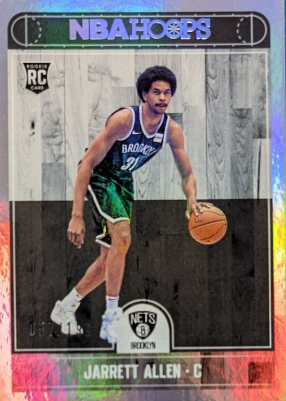 Jarrett Allen 2017 Hoops #272 Silver /199 Rookie RAW