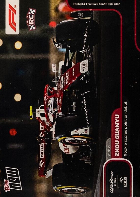 2022 Topps Now Formula 1 #4 Base