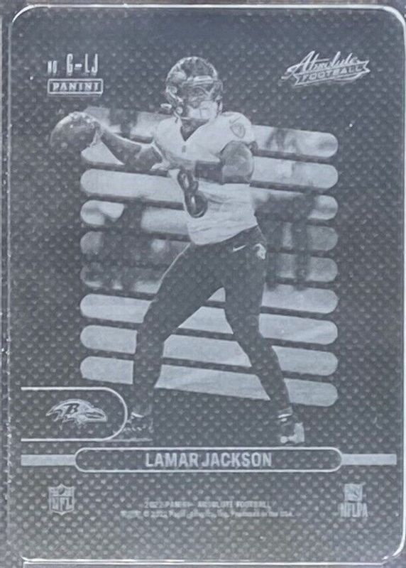 Lamar Jackson 2022 Absolute #G-LJ Glass /(SSP) SGC 9.5