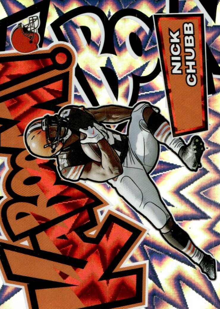 Nick Chubb 2022 Absolute #KH5 Kaboom! (Horizontal) Price Guide