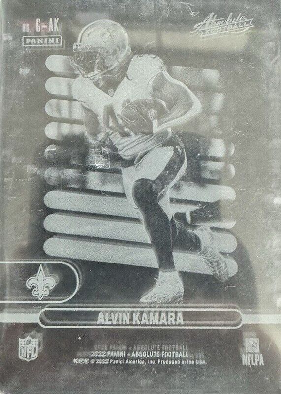 Alvin Kamara 2022 Absolute #G-AK Glass /(SSP) PSA 10