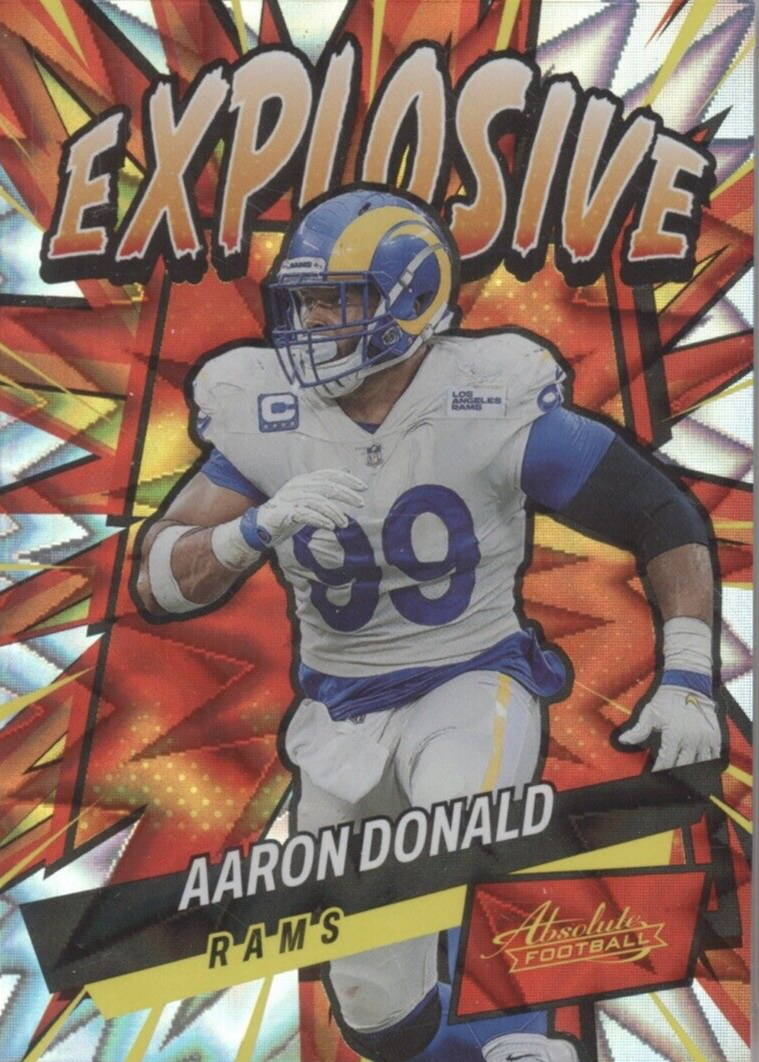 Aaron Donald 2022 Absolute #E34 Explosive /(SSP) Price Guide